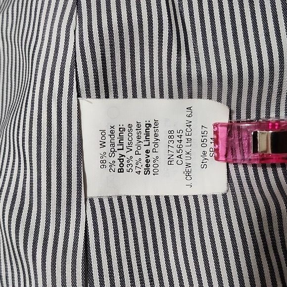 ECU JCrew Schoolboy Sz6 blazer - Picture 8 of 8